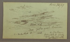 Himmelsstudie, 1. Februar 1869 von Frederic Edwin Church