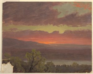 Sonnenuntergang in Jamaika, Westindische Inseln von Frederic Edwin Church