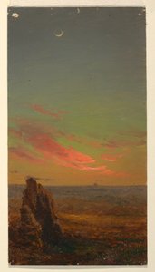 Sonnenuntergang nahe Rom von Frederic Edwin Church