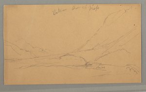 Tal aus dem Wallis, möglicherweise 1868 von Frederic Edwin Church