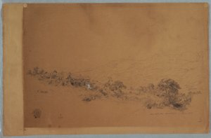 Tal mit McAllisters Sägemühle, Kolumbien, Juni 1853 von Frederic Edwin Church