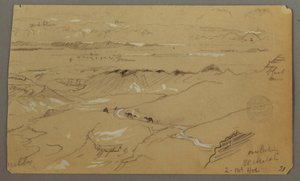 Blick über Wady el-Arabah, 20. Februar 1868 von Frederic Edwin Church
