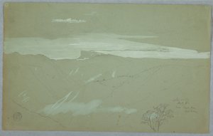 Jamaikanische Küste und Himmel gesehen von der Nähe von Captain Kent, Bellevue, Jamaika von Frederic Edwin Church
