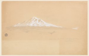Der Chimborazo vom Haus des Senior Pablo Bustamante, Riobamba, Ecuador von Frederic Edwin Church