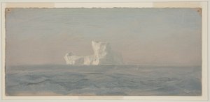 Vor einem Eisberg, Neufundland von Frederic Edwin Church