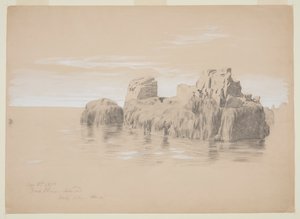 Felsen an der Küste, Grand Manan Island, Kanada von Frederic Edwin Church