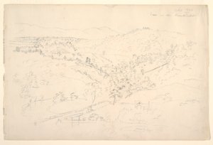 Skizze einer Catskill-Landschaft (Ansicht des Kaanterkill)