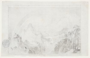 Studie für "Regenzeit in den Tropen" von Frederic Edwin Church