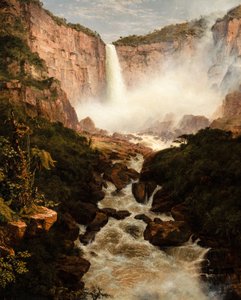 Die Wasserfälle von Tequendama bei Bogotá, Neu-Granada von Frederic Edwin Church