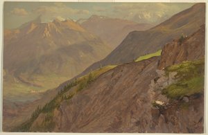Der Goell und Watzmann, nahe Berchtesgaden von Frederic Edwin Church