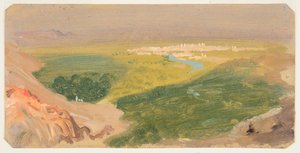 Blick Richtung Damaskus, Syrien von Frederic Edwin Church