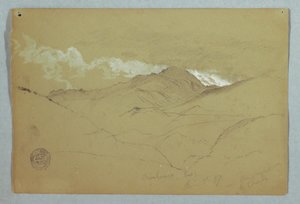 Blick von Osten auf den Mount Chimborazo, Ecuador von Frederic Edwin Church