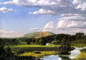 West Rock, New Haven von Frederic Edwin Church