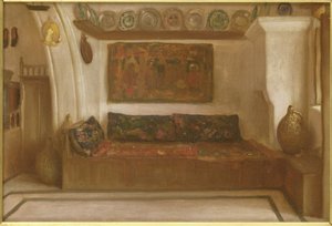 Ein Haus in Lindos, Rhodos von Frederic Leighton