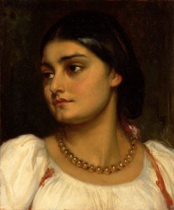 Kopf eines römischen Modells von Frederic Leighton