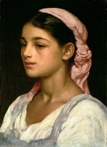 Kopf eines italienischen Mädchens