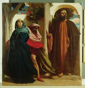 Jezebel und Ahab treffen auf Elia, ca. 1862-3