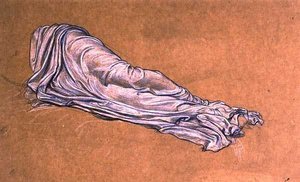 Studie für Cymon und Iphigenia von Frederic Leighton