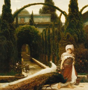 Der maurische Garten; ein Traum von Granada, 1874 von Frederic Leighton