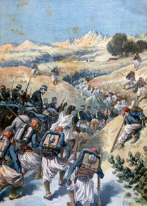 Kampf mit den Briganten, Algerien, 1892 von Frederic Lix