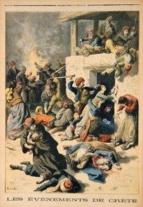 Ereignisse auf Kreta, aus "Le Petit Journal", 26. Juli 1896 von Frederic Lix