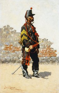 Hornist der Kavallerie, 1889