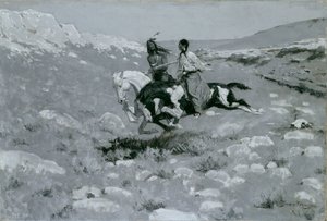 Zeremonie des schnellsten Pferdes von Frederic Remington