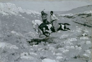 Zeremonie des schnellsten Pferdes von Frederic Remington