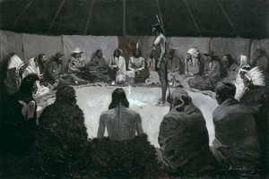 Ich werde dem weißen Mann sagen von Frederic Remington