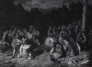 Indische Versammlung von Frederic Remington