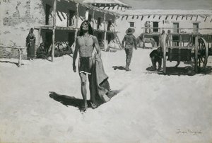 Nichts als fröhliche Blicke folgten der Fledermaus von Frederic Remington