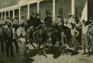 Die Rückkehr von Gomez nach Havanna von Frederic Remington