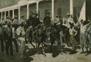 Die Rückkehr von Gomez nach Havanna von Frederic Remington