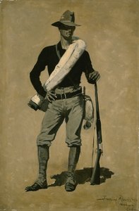 US-Soldat, Spanisch-Amerikanischer Krieg (Ein erstklassiger Kämpfer) 1899