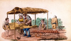 Der Ziegelmacher aus Ackermanns Welt im Miniaturformat