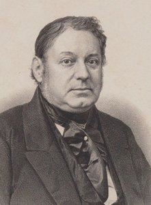 Porträt des Pianisten und Komponisten Amédée Méreaux 1802-1874 von Frederic Sorrieu