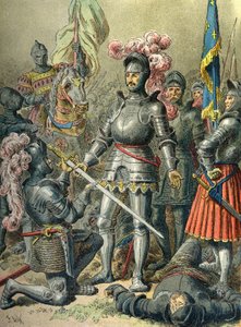 Franz I. in Pavia (1525), Niederlage, bei der er gefangen genommen wurde