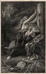 Die Befreiung des Territoriums - Elsass und Lothringen - Gravur von Frederic Theodore Lix in „Das schreckliche Jahr“ von Victor Hugo - 1874 von Frederic Theodore (after) Lix
