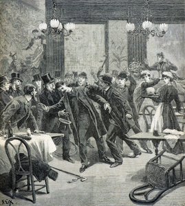 Angriff des Anarchisten Leauthier