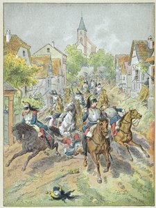 Angriff der französischen Kürassiere während der Schlacht von Reichshoffen, 6. August