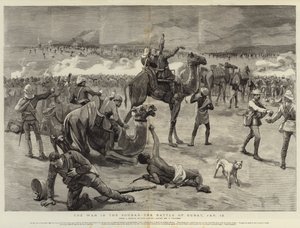 Der Krieg im Sudan, die Schlacht von Gubat, 19. Januar von Frederic Villiers