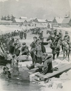 Segnung des Wassers auf dem Land von Frederic de Haenen