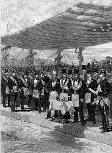 Hundertjahrfeier der Unabhängigkeit der Vereinigten Staaten von Amerika von Frederic de Haenen