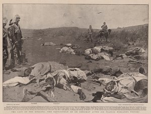 Das Ende des Khalifa, das Schlachtfeld von Om Debrikat nach dem Sieg von Sir Francis Wingate