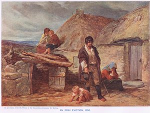 Eine irische Zwangsräumung, Illustration aus Cassell