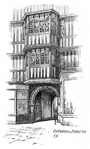 Eingang zum Staple Inn, Holborn, London, 1912