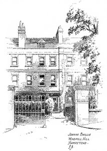 Joanna Baillies Haus, Windmill Hill, Hampstead, London, 1912
