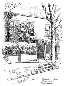 Haus von John Constable, Hampstead, London, 1912