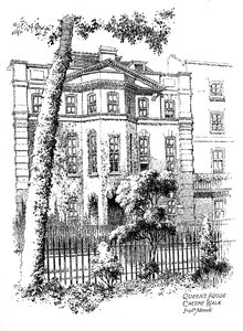 Queens House, Cheyne Walk, Chelsea, London, 1912
