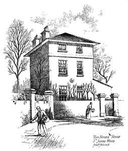 Thomas Hoods Haus, St Johns Wood, London, 1912 von Frederick Adcock